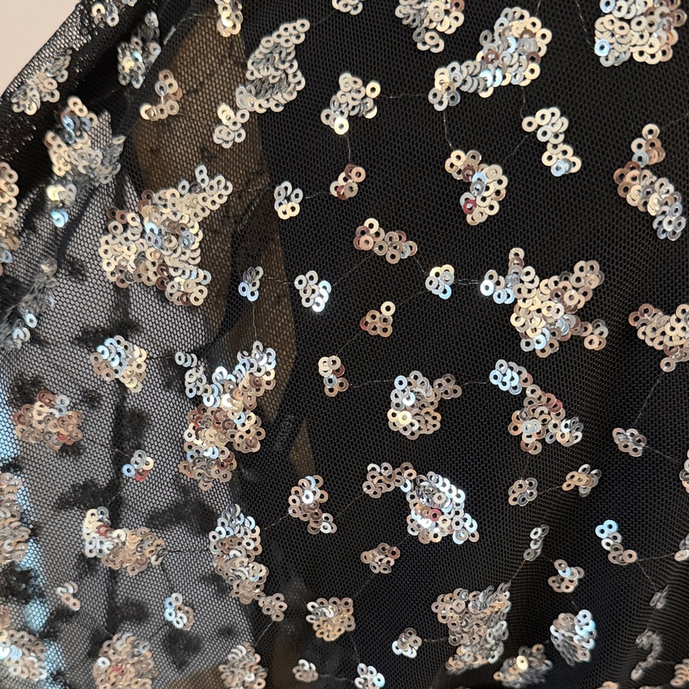 Kensie Black and White Floral Midi Dress - Picture 6 of 6
